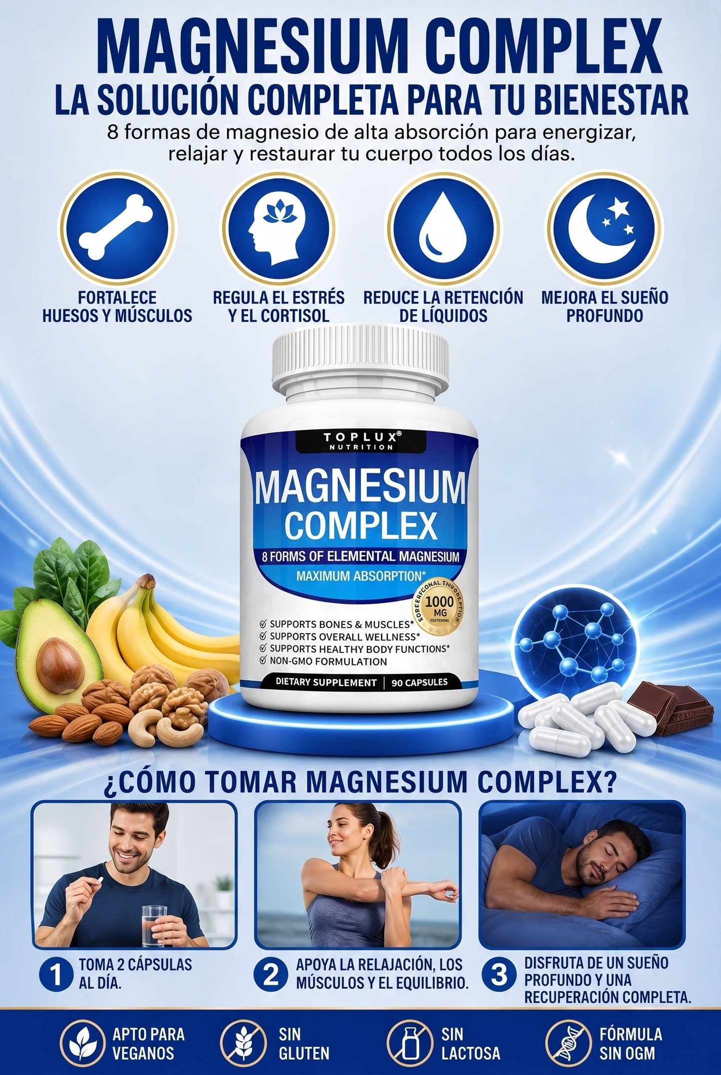 MAGNESIUM COMPLEX - 8 FORMAS DE MAGENSIO