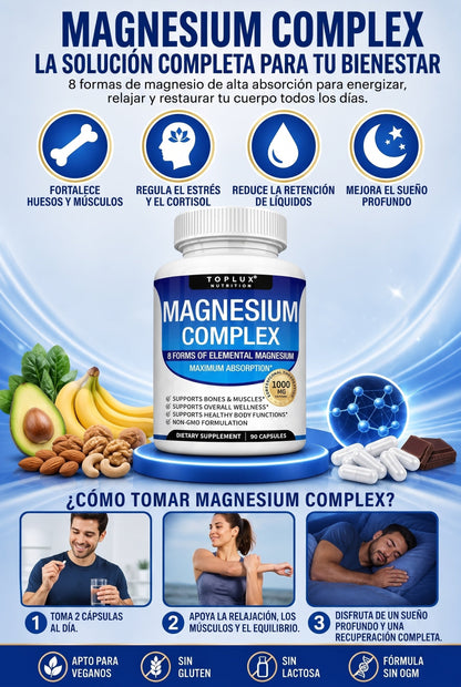 MAGNESIUM COMPLEX - 8 FORMAS DE MAGENSIO